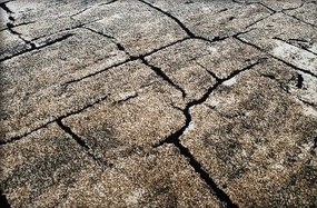 HU Hnedý  koberec Loft Loft-265 vzor suchá zem Rozmer: 60x100 cm