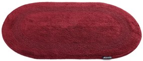 Kúpeľňový koberček Javo Cotton bordový ovál