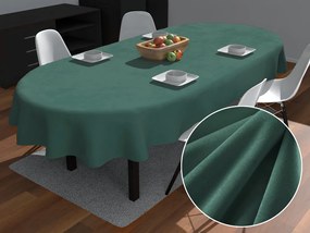 Biante Zamatový oválny obrus SV-036 Ľadovo zelený 2 120x200 cm