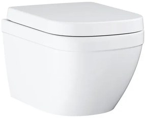 Wc s doskou softclose závesné GROHE EURO-CERAMIC alpská biela  so zadným odpadom 39693000