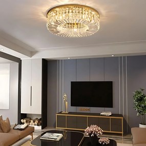 Toolight Toolight, stropné svietidlo 60cm, 8xE14, APP1729-8C, zlatá lesklá, OSW-06355