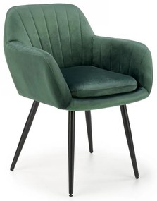 Dizajnová stolička Terri tmavozelená
