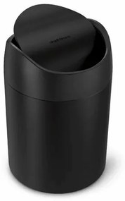 Simplehuman Odpadkový kôš na stôl MINI 1,5 l, čierna