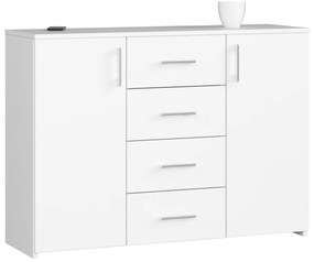 Komoda Torvi K 110,4 cm biela matná