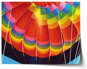 Sablio Plagát Teplovzdušný balón - 90x60 cm