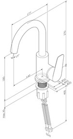 Umývadlová batéria AM.PM Hit FTA02700 jednopáková, chróm