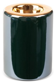 Ozdobný svietnik AMORA 7x10 cm zelená