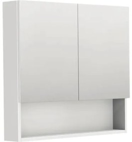 Zrkadlová skrinka Intedoor NY ZS 80 x 14 x 72 cm biela vysokolesklá