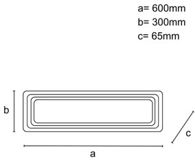 LED Stmievateľné stropné svietidlo LED/85W/230V 3000-6500K + diaľkové ovládanie