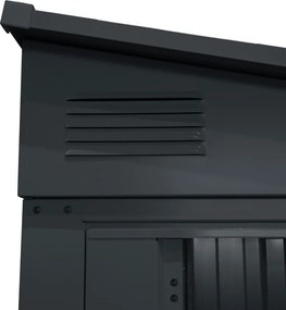 Záhradný domček BestBerg ZS2-1A / 1,9 m² / 103 x 185 x 190 cm / sivý