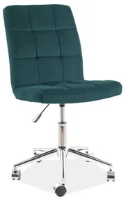 Kancelárske kreslo Triton Velvet, zelená