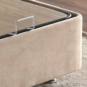 Základ dvojlôžkovej postele Polo 150 x 200 cm- svetlohnedá