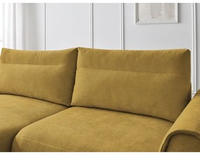 Okrovožltá rohová pohovka Aden – Bobochic Paris