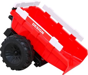 Ramiz Traktor s prívesom 720-T červený