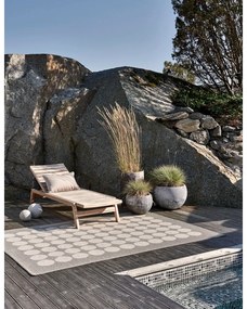 Hnedo-béžový vnútorný a vonkajší behúň 70x240 cm Hugo Walnut Linen – Pappelina