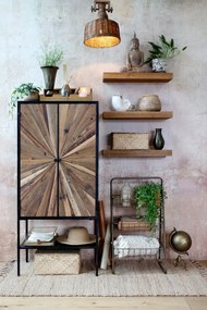Chic Antique Úložný drevený box s priehradkami