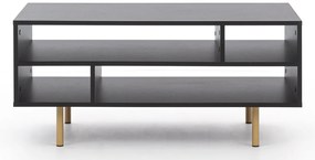 Konferenčný stolík Nubia - čierna / zlatobéžová
