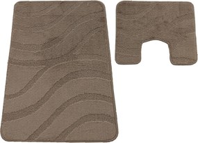 DY Kúpeľňová sada koberčekov s výrezom Symphony Fungi Grey