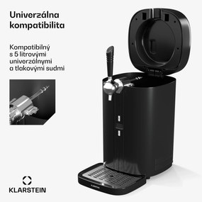 Klarstein FrostBrew pivný výčap, Tlakový systém CO2, Termo chladenie, 3-12 °C, LED displej teploty