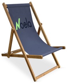 Plážové skladacie kreslo NOELA antracit