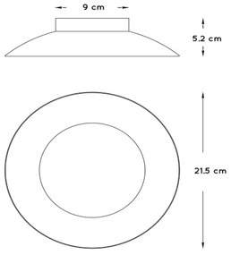 Lucide 79177/06/31 - LED stropné svietidlo FOSKAL LED/6W/230V 21,5 cm biele