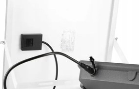 LED stmievateľný solárny reflektor LED/150W/3,2V 5000K 15000 mAh IP65 čierny + diaľkové ovládanie