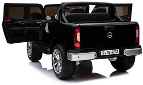 RAMIZ ELEKTRICKÉ AUTÍČKO MERCEDES X-CLASS - LCD - NELAKOVANÉ - ČIERNE - 4x45W - 2x12V/7Ah - 2023