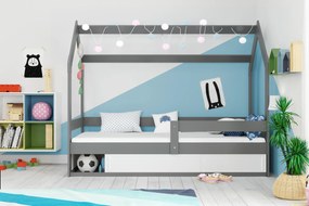 Domčeková posteľ DOMČEK 160x80cm - Grafitová