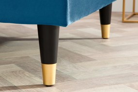 Rohová sedačka Cosy Velvet II petrol velvet