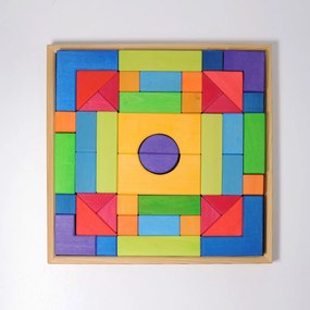 Grimm's - Základná drevená stavebnica - 46 ks