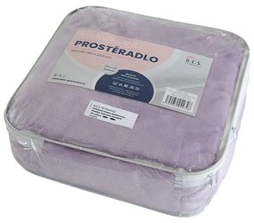 Fialová plachta z mikroflanelu 90x200 cm Exclusive – B.E.S.