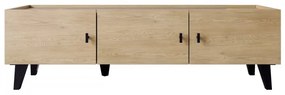 Moderný TV stolík Cleurion 150 3D, Farby: dub cremona