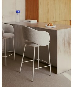Krémová barová stolička (výška sedadla 65 cm) Maina – Kave Home