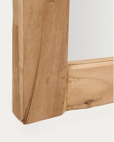Nástenné zrkadlo s dreveným rámom 50x120 cm Maden – Kave Home