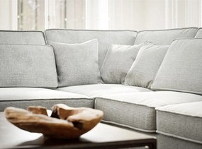 Svetlosivá ženilková rohová pohovka (ľavý roh/do L) Kirou – Maison de Rêve