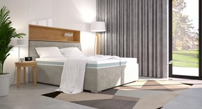 Posteľ Rita 180x200 cm, béžová látka