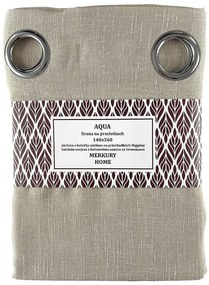 Záclona na priechodkách AQUA polyester béžová 140x260 Merkury Home