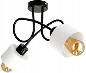 LED stropné svietidlo LOFT - 2xE27 - KUBEK WHITE
