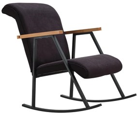 Hojdacie kreslo LUNI čierne