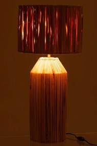 Stolová prírodná lampa z banánových listov Hanna Bannas - Ø 35*87 cm/ E27/ 40W