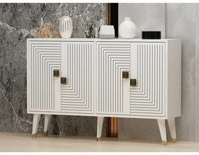 Skrinka Ahart White and Gold