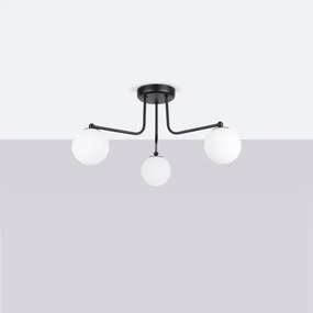 Sollux SL.1662 - Luster na tyči ASTRAL 3xG9/8W/230V čierna