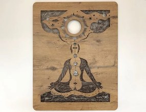 Svietiaci obraz Čakry na batériu