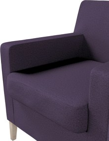 Poťah na kreslo Karlstad farba produktu fialová látka zapletaná