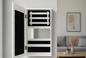 Závesná šperkovnica LADY CHIC biela PHO1240