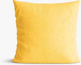Goldea dekoračná obliečka na vankúš malaga - žltá 45 x 45 cm