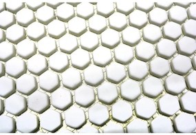 Sklenená mozaika CUBA HX17W BIELA 29x29,5 cm