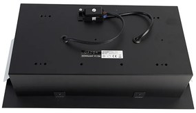 Zapustené bodové svetlo čierne AR111 nastaviteľné 2-svetlo - Oneon