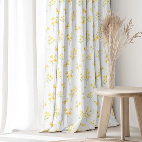 Goldea dekoračný záves - žltá lúka 140x150 cm