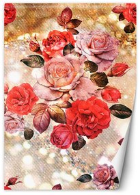 Gario Fototapeta Kvitnúce ruže Materiál: Vliesová, Rozmery: 100 x 140 cm